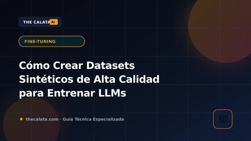 Generación y filtrado de datos sintéticos para fine-tuning de modelos de lenguaje