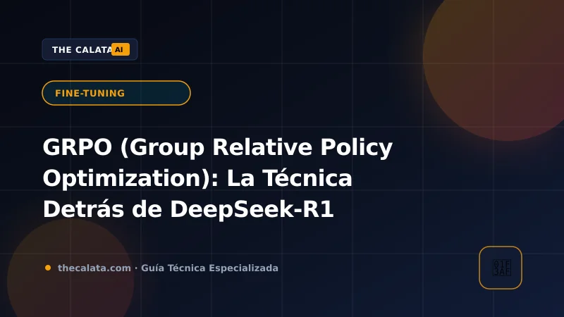 Algoritmo de optimización de políticas relativas grupales GRPO de DeepSeek