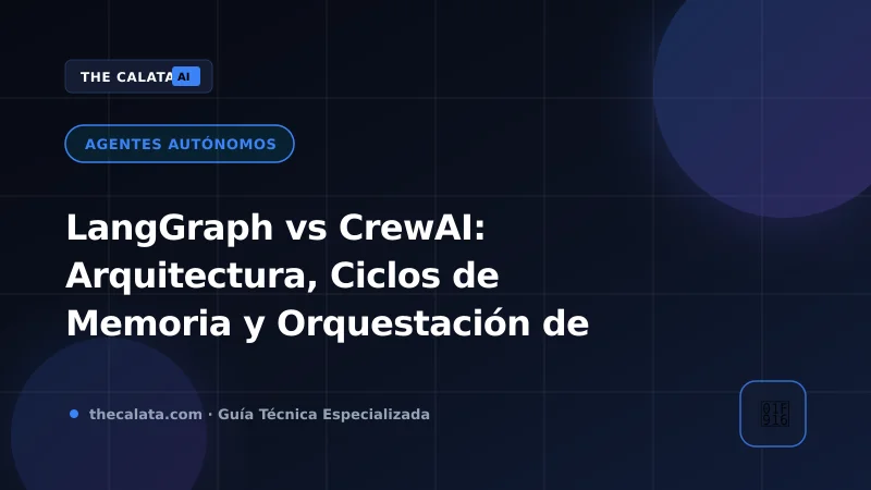 Comparativa de arquitectura: Grafos cíclicos con estado en LangGraph frente a jerarquías de roles en CrewAI