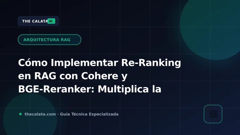Arquitectura de recuperación en dos fases: Bi-Encoder para filtrado rápido y Cross-Encoder para Re-Ranking preciso