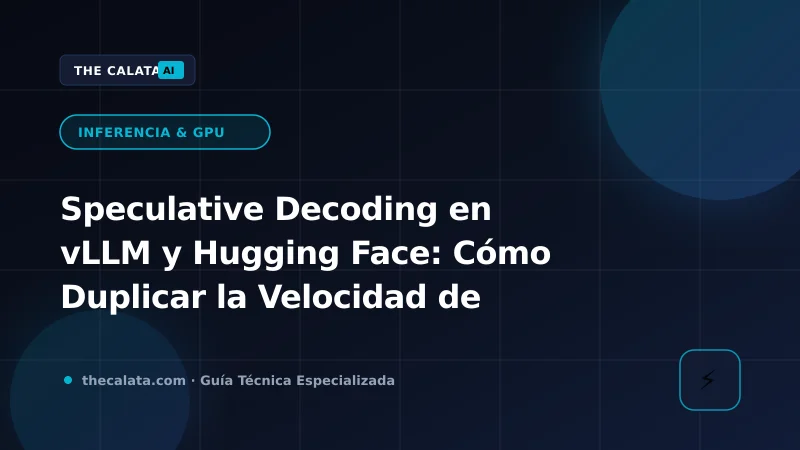 Arquitectura de Speculative Decoding con modelo Draft y Target en GPU