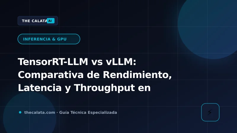 Benchmark de rendimiento entre TensorRT-LLM de NVIDIA y vLLM en servidor GPU